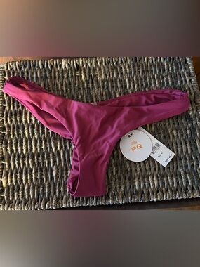 Pilyq Berry Pink Bikini Bottom